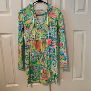 Lilly Pulitzer hooded coverup